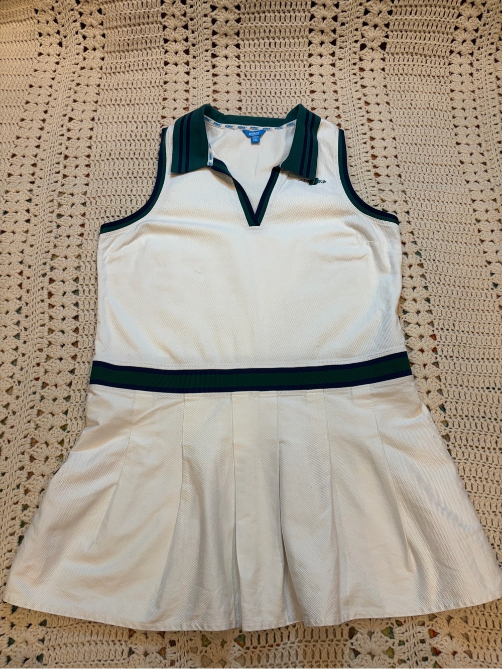 Prince Pickleball - Tennis Dress with Navy & Green Trim from Target Size XXL